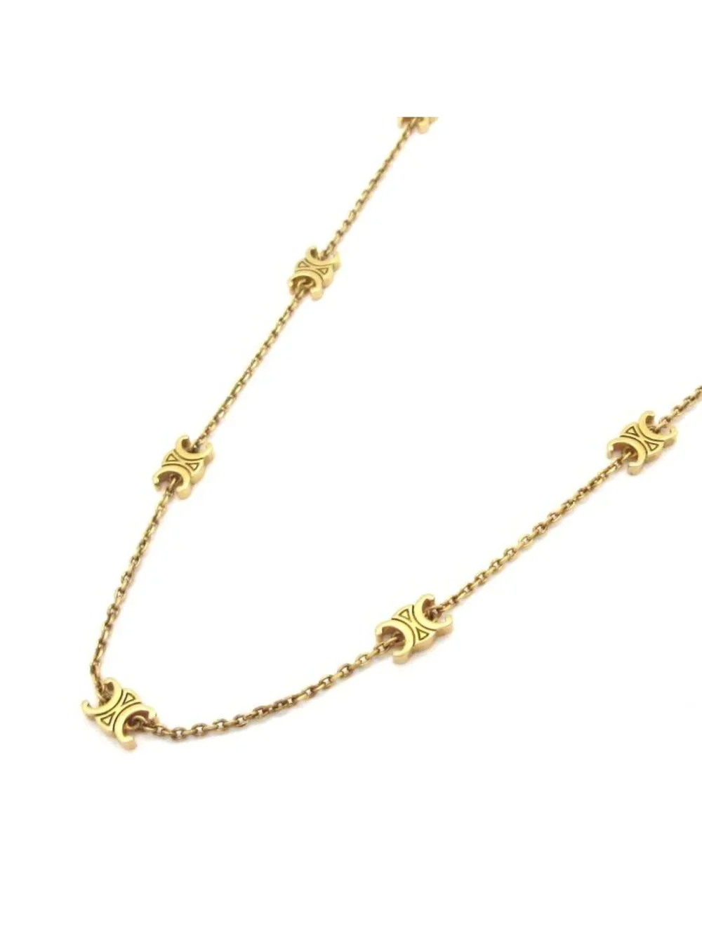 Celine Necklace Mini Triomphe Gold